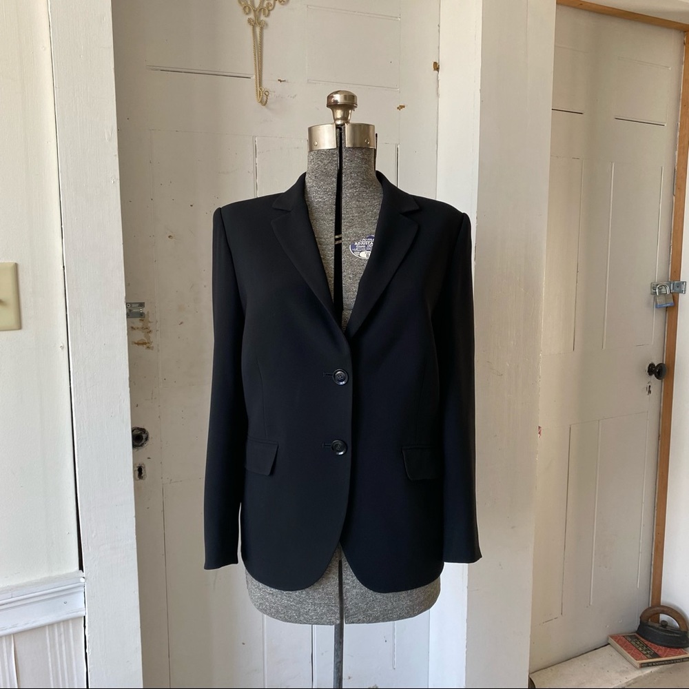 Basler Black 2 button M-Notch Lapel Blazer Jacket